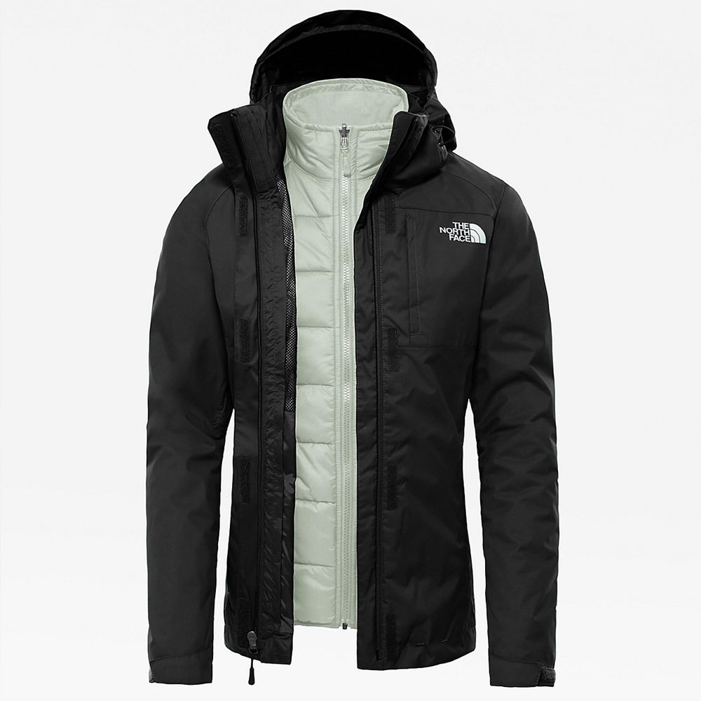 The North Face 3-In-1 Jackets Womens Australia - The North Face Modis Triclimate Black / Grey (GUK-7